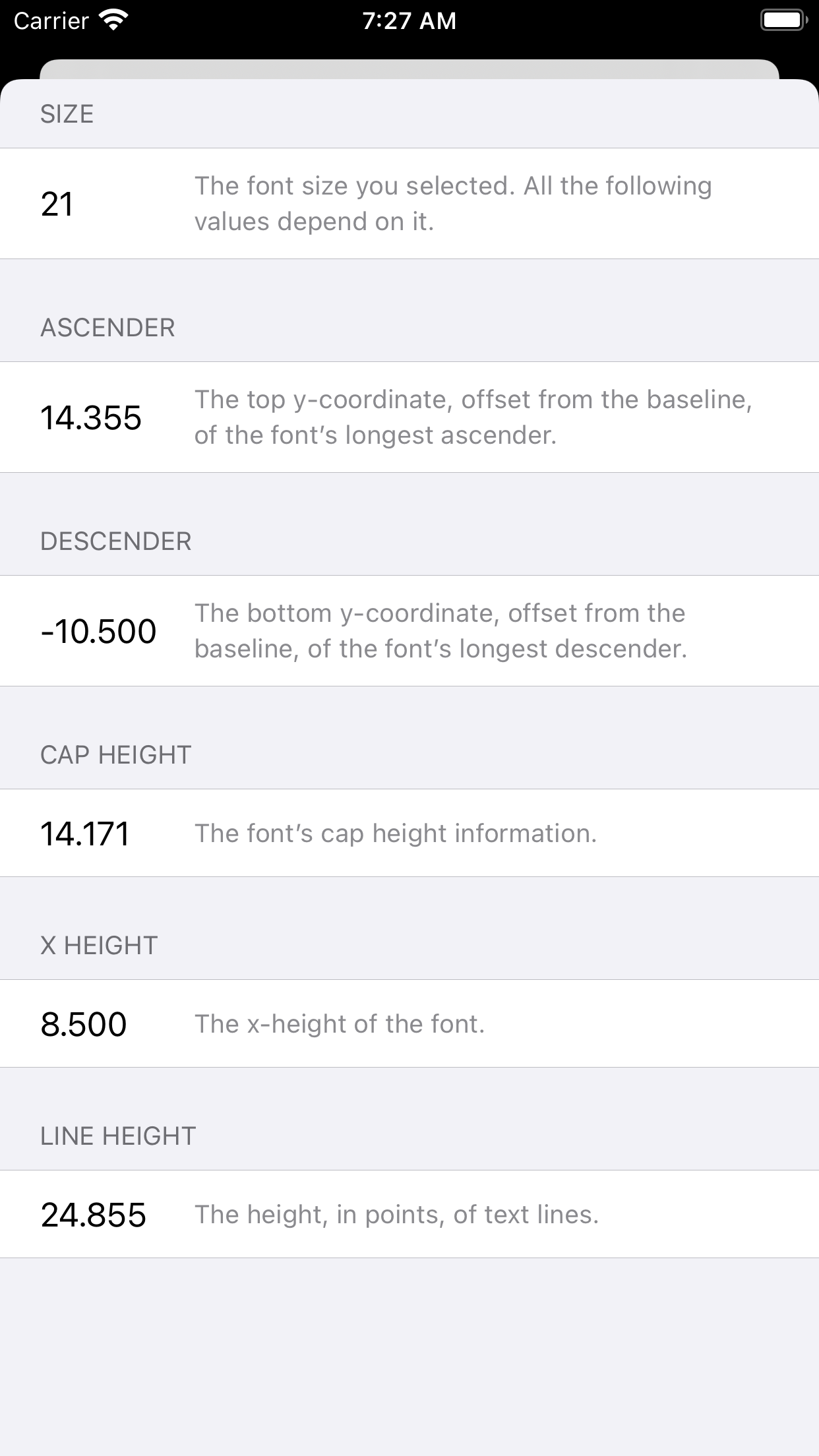 Fonts Browser Screenshot 3