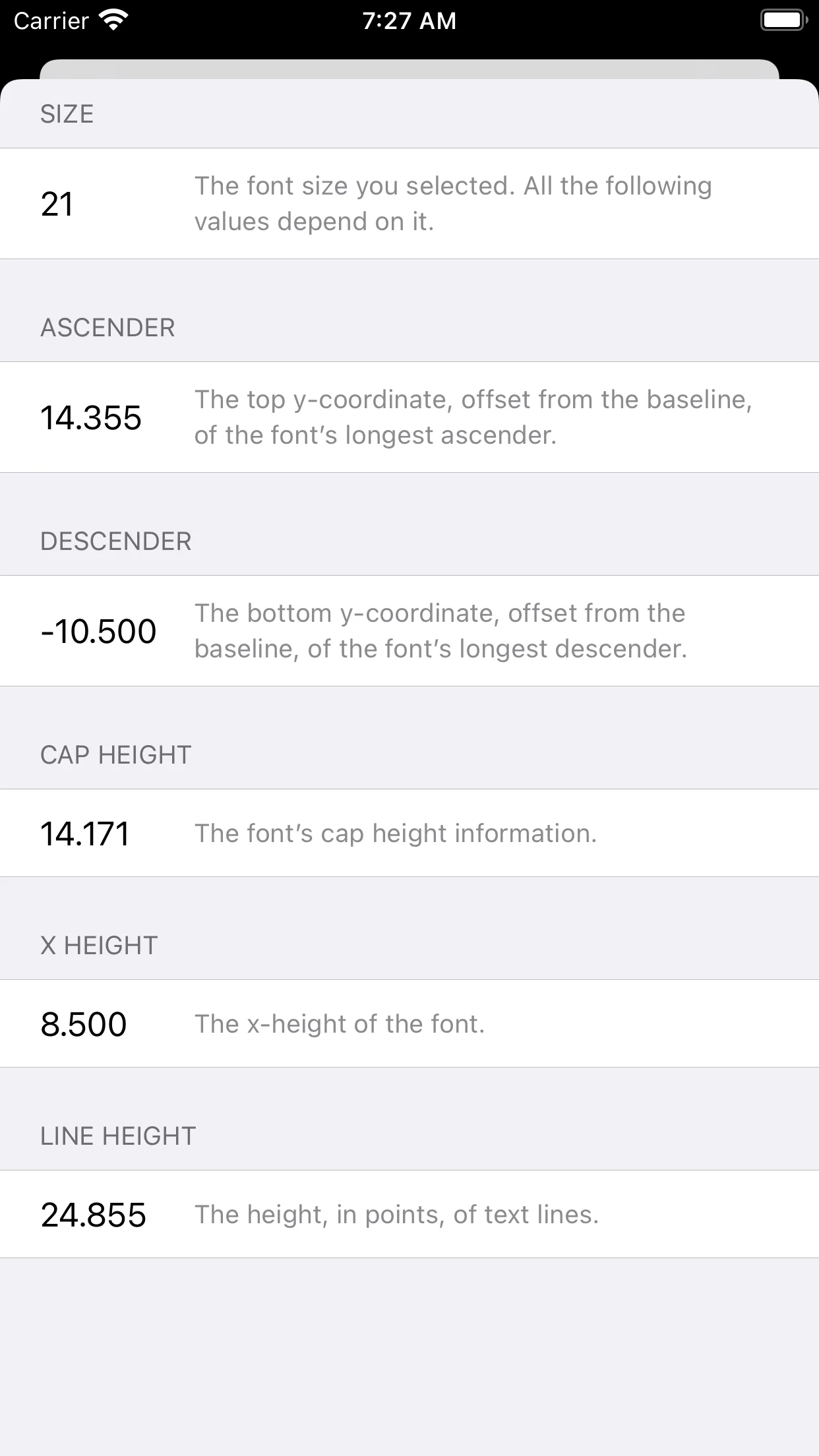 Fonts Browser Screenshot 3