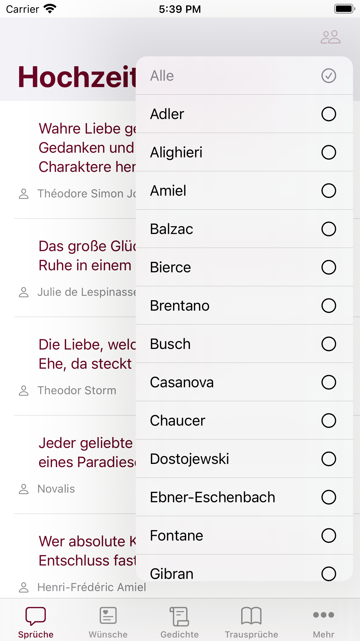 Hochzeit Screenshot 3